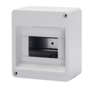 Gewiss GW40024 - CENTRALINO PROTETTO SENZA PORTA - PARETI CON CENTRINI DI FORATURA - PREDISPOSTO PER ALLOGGIAMENTO MORSETTIERE - 6M IP40