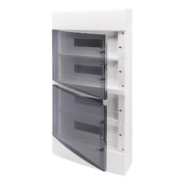 Gewiss GW40053 - CENTRALINO DA ARREDO CON PARETI LISCE - PREDISPOSTO PER ALLOGGIAMENTO MORSETTIERE - (18X4) 72M IP40