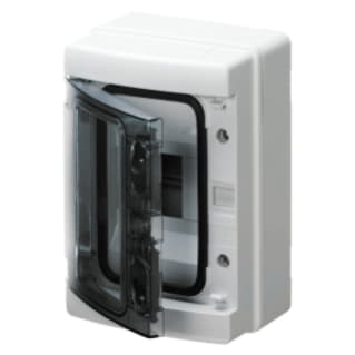 Gewiss GW40101 - CENTRALINO CON PARETI LISCE - PREDISPOSTO PER ALLOGGIAMENTO MORSETTIERE - 4M IP65