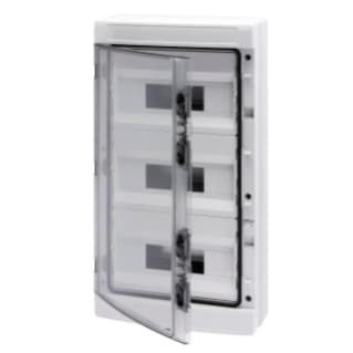 Gewiss GW40105 - QUADRO DI DISTRIBUZIONE CON PANNELLI FINESTRATI E TELAIO ESTRAIBILE - PREDISPOSTO PER ALLOGGIAMENTO MORSETTIERE - (12X3) 36M IP65