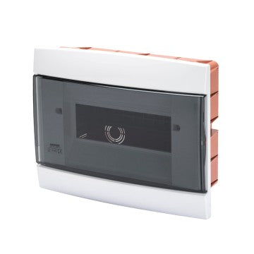 Gewiss GW40225TB - CENTRALINO DA ARREDO - DA INCASSO - PREDISPOSTO PER ALLOGGIAMENTO MORSETTIERE - 250X195X26 - BIANCO LATTE - 8 + 1/2 MODULI