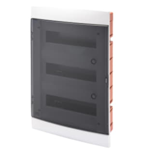 Gewiss GW40239TB - CENTRALINO DA ARREDO - DA INCASSO - PREDISPOSTO PER ALLOGGIAMENTO MORSETTIERE - 330X493X28 - BIANCO LATTE - 36+3 MODULI