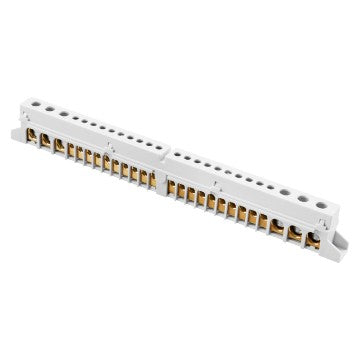 Gewiss GW40404 - MORSETTIERA A SCATTO PER CENTRALINI (5X35)+(14X10)