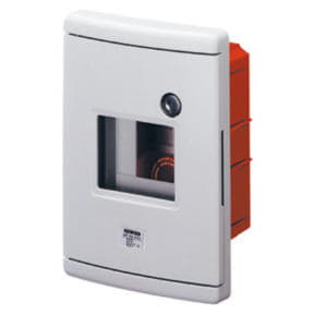 Gewiss GW42232 - CENTRALINO PER INCASSO STAGNO PER EMERGENZA - 4 MODULI - GUIDA EN50022 - GRIGIO RAL 7035