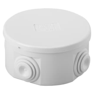 Gewiss GW44002 - CASSETTA DI DERIVAZIONE CON COPERCHIO BASSO A PRESSIONE - IP44 -DIMENSIONI INTERNE 80X40 -PARETI CON PASSACAVI - GRIGIO RAL 7035