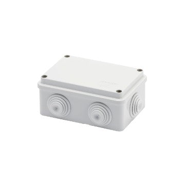 Gewiss GW44005 - CASSETTA DI DERIVAZIONE CON COPERCHIO BASSO A VITE - IP55 -DIMENSIONI INTERNE 120X80X50 - PARETI CON PASSACAVI - GRIGIO RAL 7035