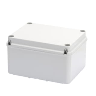 Gewiss GW44120 - CASSETTA DI DERIVAZIONE CON FONDO AD ALTA CAPIENZA E COPERCHIO BASSO A VITE - IP56 - DIMENSIONI INTERNE 380X300X170 - PARETI LISCE - GRIGIO RAL 7035