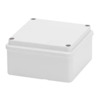 Gewiss GW44204 - CASSETTA DI DERIVAZIONE CON COPERCHIO BASSO A VITE - IP56 - DIMENSIONI INTERNE 100X100X50 - PARETI LISCE - GRIGIO RAL 7035