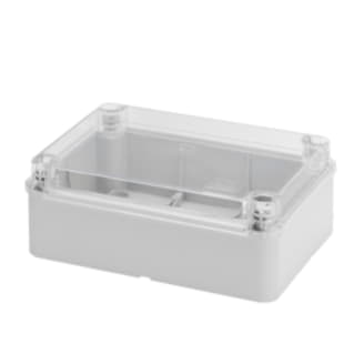 Gewiss GW44427 - CASSETTA DI DERIVAZIONE E PER APPARECCHIATURE ELETTRICHE ED ELETTRONICHE-COPERCHIO BASSO TRASPARENTE-IP56-DIMENSIONI INTERNE 190X140X70-PARETI LISCE