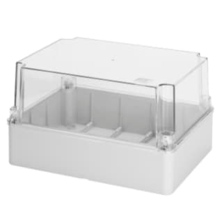 Gewiss GW44439 - CASSETTA DI DERIVAZIONE E PER APPARECCHIATURE ELETTRICHE ED ELETTRONICHE-COPERCHIO ALTO TRASPARENTE-IP56-DIMENSIONI INTERNE 300X220X180-PARETI LISCE