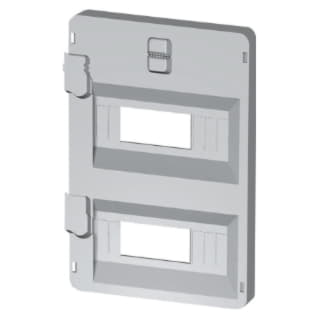 Gewiss GW44853 - PANNELLO FRONTALE FINESTRATO 14 MODULI QUADRI 316X396 - GRIGIO RAL 7035