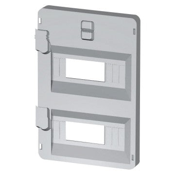 Gewiss GW44854 - PANNELLO FRONTALE FINESTRATO 24 MODULI QUADRI 316X396 - GRIGIO RAL 7035