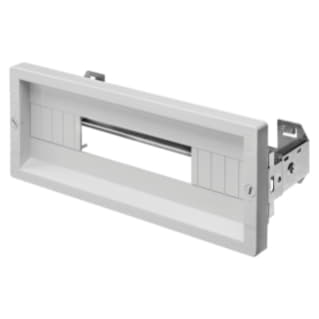 Gewiss GW46422F - PANNELLO FINESTRATO - FAST AND EASY - ALTEZZA 1 MODULO - 24 MODULI - GRIGIO RAL7035