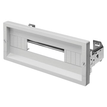 Gewiss GW46424F - PANNELLO FINESTRATO - FAST AND EASY - ALTEZZA 1 MODULO - 36 MODULI - GRIGIO RAL7035