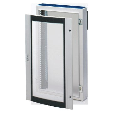 Gewiss GW47034E - QUADRO CVX 160E - DA PARETE - 600x1200x200 - IP55 - CON PORTA IN VETRO CURVO - CON TELAIO ESTRAIBILE - GRIGIO RAL7035