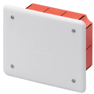 Gewiss GW48002 - CASSETTA DI DERIVAZIONE E CONNESSIONE - PER PARETI IN MURATURA - DIMENSIONI 118X96X50 - COPERCHIO BIANCO RAL9016