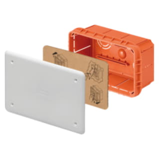 Gewiss GW48004 - CASSETTA DI DERIVAZIONE E CONNESSIONE - PER PARETI IN MURATURA - DIMENSIONI 152X98X70 - COPERCHIO BIANCO RAL9016