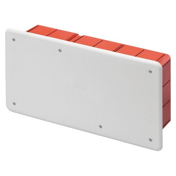 Gewiss GW48007 - CASSETTA DI DERIVAZIONE E CONNESSIONE - PER PARETI IN MURATURA - CON GUIDA DIN - DIMENSIONI 294X152X75 - COPERCHIO BIANCO RAL9016