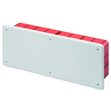 Gewiss GW48008 - CASSETTA DI DERIVAZIONE E CONNESSIONE - PER PARETI IN MURATURA - CON GUIDA DIN - DIMENSIONI 392X152X75 - COPERCHIO BIANCO RAL9016