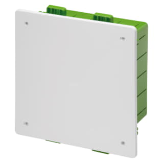 Gewiss GW48207PM - CASSETTA DI DERIVAZIONE E CONNESSIONE AFFIANCABILE PER MONTANTI-PER PARETI MOBILI E CARTONGESSO-DIMENSIONE 260X260X121-COPERCHIO BASSO PIOMBABILE