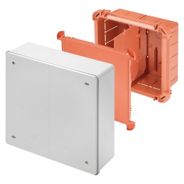 Gewiss GW48231 - CASSETTA DI DERIVAZIONE E CONNESSIONE AFFIANCABILE PER MONTANTI - DIMENSIONI 520X260X121 - COPERCHIO ALTO PIOMBABILE - GRIGIO RAL7035