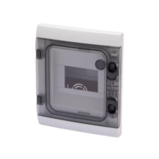 Gewiss GW48681 - CENTRALINO COMPONIBILE DA INCASSO - STAGNO - 6 MODULI - IP55 GRIGIO RAL 7035