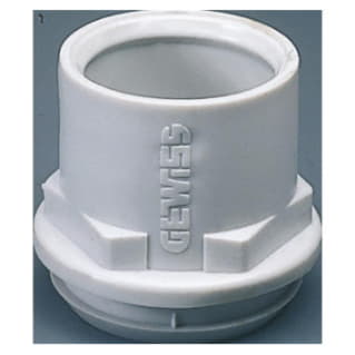 Gewiss GW50426 - RACCORDO TUBO/CASSETTA IN POLIMERO FLESSIBILE - FORO DIAMETRO 37MM - PER TUBO DIAMETRO 40MM - GRIGIO RAL 7035 - IP44