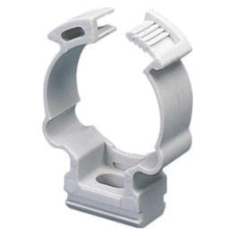 Gewiss GW50606 - SUPPORTO A COLLARE IN POLIMERO ANTIURTO - TUBO DIAMETRO 20MM - GRIGIO RAL 7035