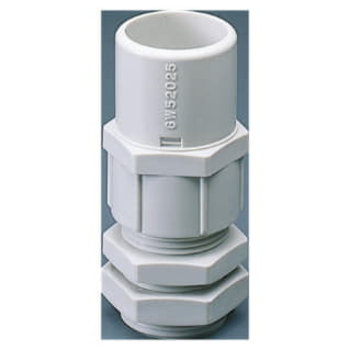 Gewiss GW52025 - PRESSACAVO IN NYLON CON ALLOGGIAMENTO PER TUBO RIGIDO - PASSO PG 16 - PER TUBI DIAMETRO 20MM - GRIGIO RAL 7035 - IP66