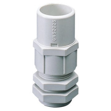 Gewiss GW52027 - PRESSACAVO IN NYLON CON ALLOGGIAMENTO PER TUBO RIGIDO - PASSO PG 29 - PER TUBI DIAMETRO 32MM - GRIGIO RAL 7035 - IP66
