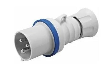 Gewiss GW60004H - SPINA MOBILE DIRITTA HP - IP44/IP54 - 2P+T 16A 200-250V 50/60HZ - BLU - 6H - CABLAGGIO A VITE