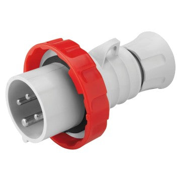 Gewiss GW60030H - SPINA MOBILE DIRITTA HP - IP66/IP67/IP68/IP69 - 3P+T 16A 380-415V 50/60HZ - ROSSO - 6H - CABLAGGIO A VITE