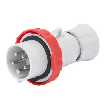Gewiss GW60031H - SPINA MOBILE DIRITTA HP - IP66/IP67/IP68/IP69 - 3P+N+T 16A 380-415V 50/60HZ - ROSSO - 6H - CABLAGGIO A VITE
