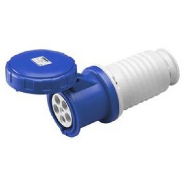 Gewiss GW62059 - PRESA MOBILE DIRITTA STAGNA IP44 - HP - 3P+N+T 125A 200-250V H - CABALGGIO A VITE