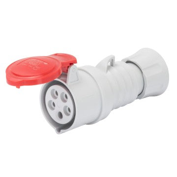 Gewiss GW62456 - PRESA FISSA DA PARETE A 10 - IP44 - 2P 16A 20-25V 50-60HZ - VIOLA - S.R. - CABLAGGIO A VITE