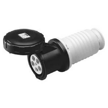 Gewiss GW63054 - PRESA MOBILE DIRITTA STAGNA IP44 - HP - 3P+T 63A 480-500V H - CABALGGIO A VITE