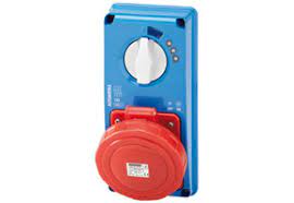 Gewiss GW66154N - PRESA FISSA INTERBLOCCATA VERTICALE - AUTOMATIKA - MT 6KA CURVA C - SENZA FONDO - 2P+T 16A 200-250V - 50/60HZ 6H - IP67