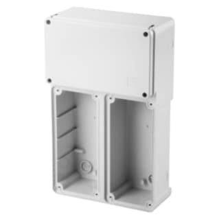 Gewiss GW66691 - BASE MODULARE PER MONTAGGIO IN BATTERIA DI PRESE FISSE VERTICALI - NR.2X16/32A SBF/CBF/AUTOMATIKA - IP55