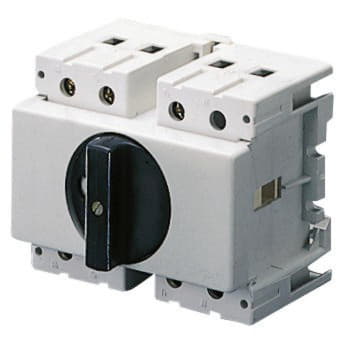Gewiss GW70208 - INTERRUTTORE ROTATIVO - FISSAGGIO GUIDA DIN - MANOPOLA NERA - 4P 5M EN50022 63A - IP65