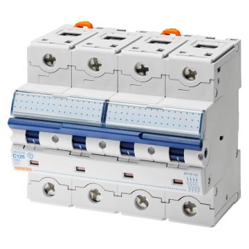 Gewiss GW93347 - INTERRUTTORE MAGNETOTERMICO AD ALTE PRESTAZIONI - MTHP 160 - 4P CURVA C 80A - 6 MODULI