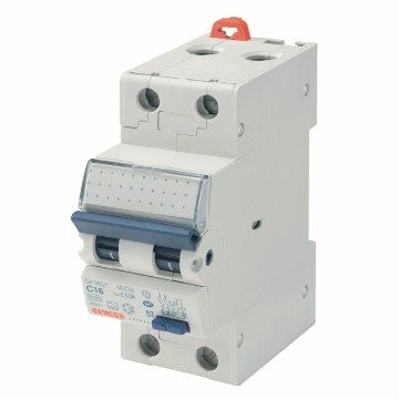 Gewiss GW94320 - INTERRUTTORE MAGNETOTERMICO DIFFERENZIALE COMPATTO - MDC 60 - 1P+N CURVA C 32A TIPO A Idn=0‚3A - 2 MODULI