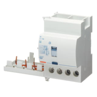 Gewiss GW94432 - BLOCCO DIFFERENZIALE COMPONIBILE PER INTERRUTTORI MT - 4P 63A TIPO AC ISTANTANEO Idn=0‚03A - 3‚5 MODULI