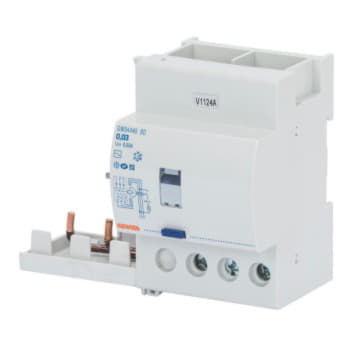 Gewiss GW94442 - BLOCCO DIFFERENZIALE COMPONIBILE PER INTERRUTTORI MT - 3P 25A TIPO AC ISTANTANEO Idn=0‚03A - 3‚5 MODULI
