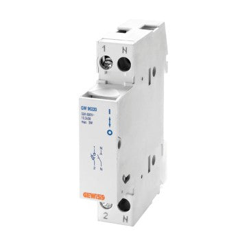 Gewiss GW96220 - PORTAFUSIBILE SEZIONABILE - 1P+N 10‚3X38 690V 32A - 1 MODULO