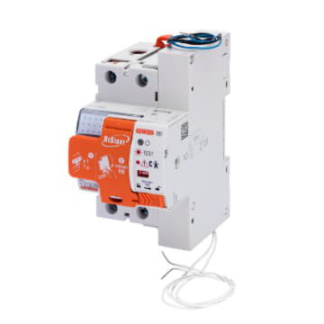 Gewiss GWD4827R - RESTART RD - 2 POLI - ACCOPPIATO CON DIFFERENZIALE PURO IDP - 40 A TIPO A Idn=0‚03 A 230 V - 3 MODULI EN 50022