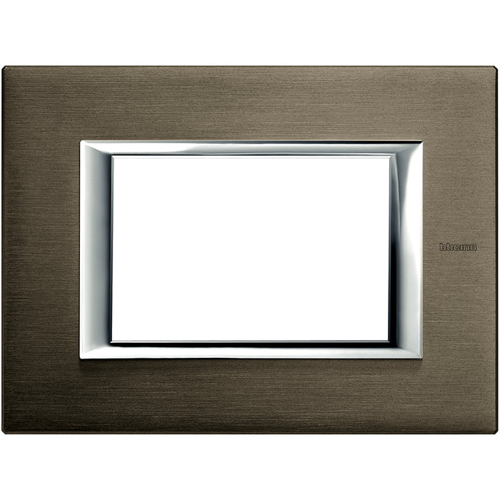 BTicino HA4803BR - axolute - placca 3P bronzo