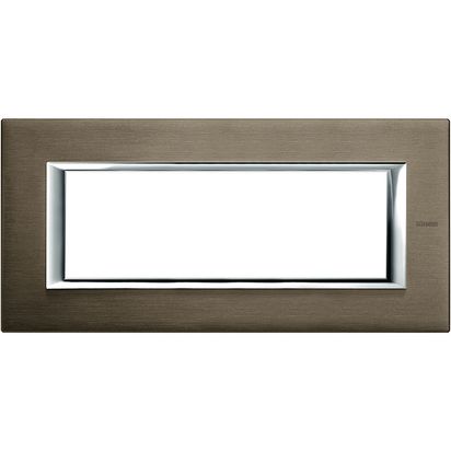 HA4806BR - axolute - placca 6P bronzo - BTICINO