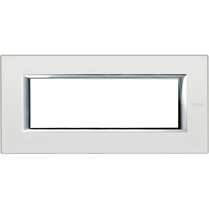 BTicino HA4806SAN - axolute - placca 6P argento