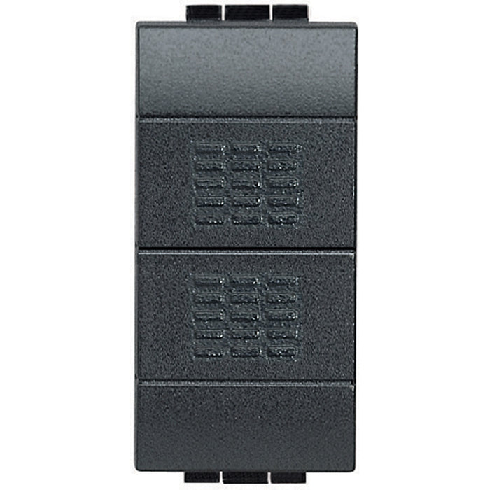 BTicino L4036 - living int - doppio pulsante 1P NO 10A