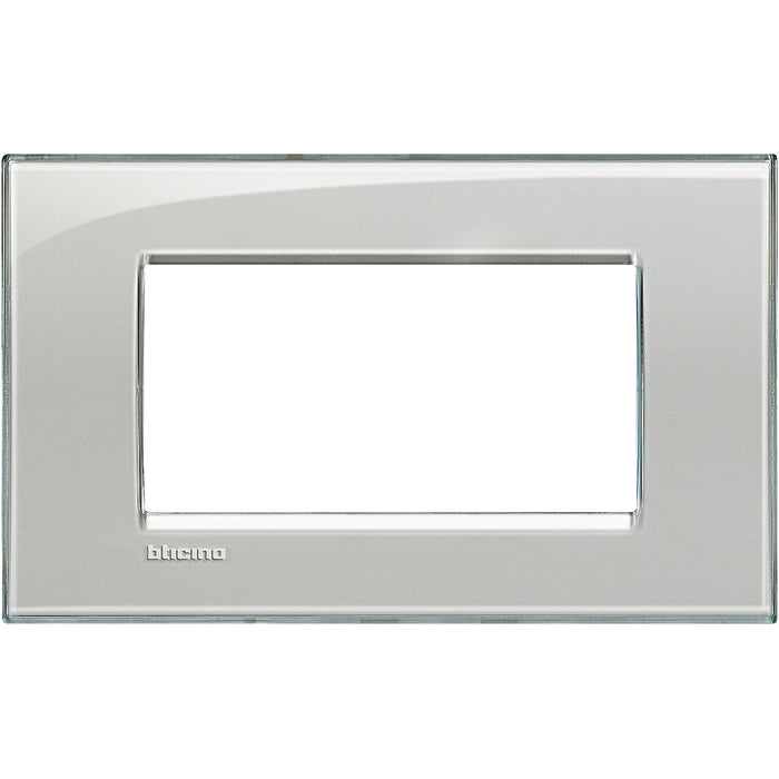 BTicino LNA4804KG - LL - placca 4P grigio ghiaccio